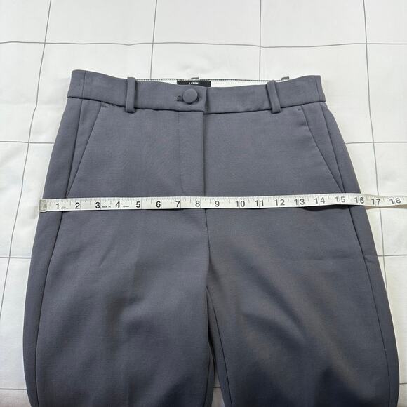 J. Crew Pants Women 2 Gray 365 High Rise Cameron Trouser Classic Solid Corpcore - Picture 8 of 12